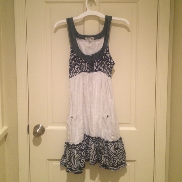 Cute blue and white dress