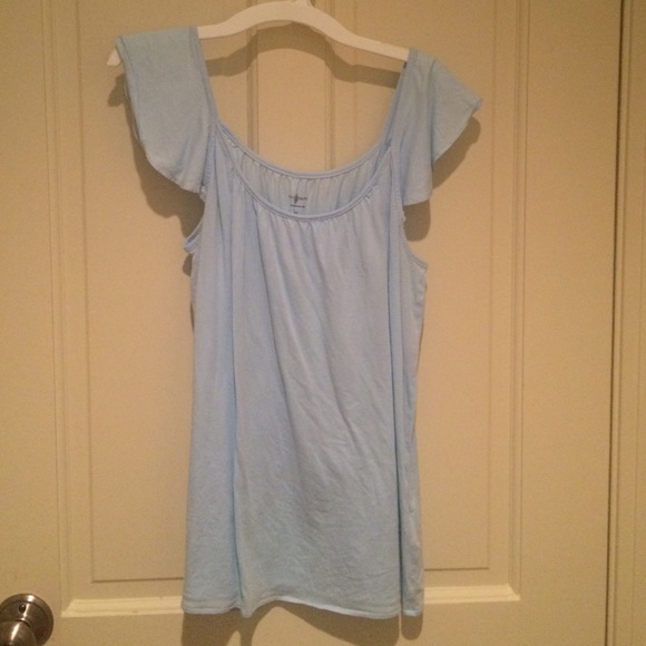 Light blue blouse
