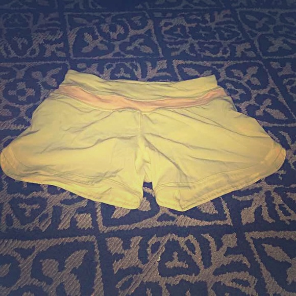 Lululemon yellow shorts!