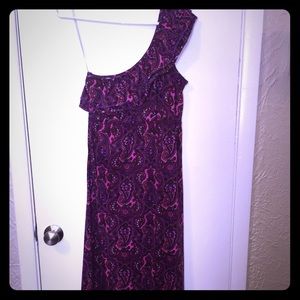 One Sleeved Maxi Dress