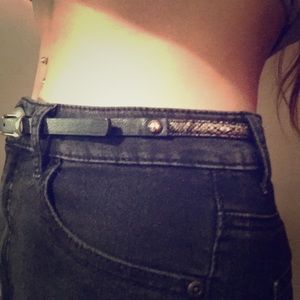 Charlotte Russe reptile pattern belt