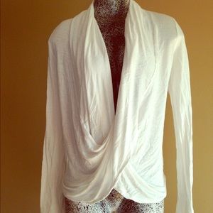 Wet seal beige cardigan with cute lace back