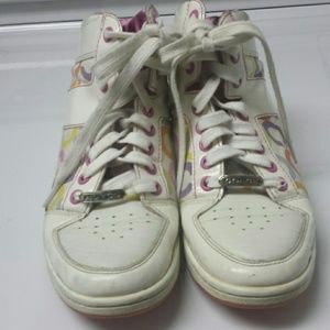 AUTHENTIC COACH HIGHTOP SNEAKERS