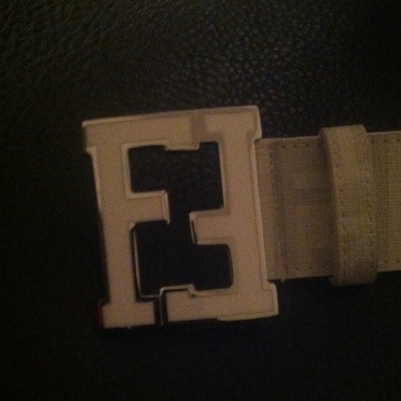 All white Fendi Belt main image 2
