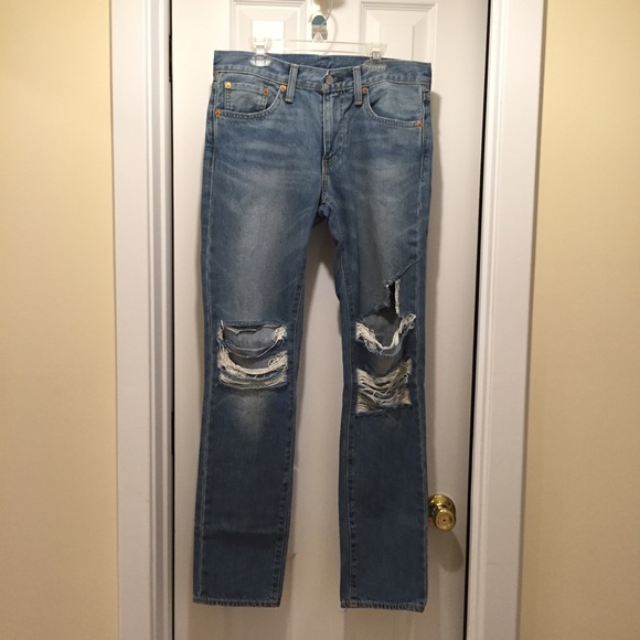 Levi's 511 30/32 Ripped Jeans Urban Outfitters