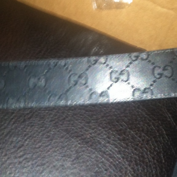 Black Gucci Belt