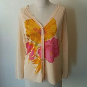 *Final Price* Escada Orange Cardigan 40