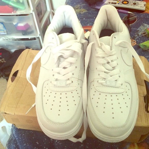 White Air Force 1s