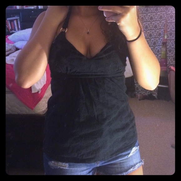 Crotchet-like Halter Top