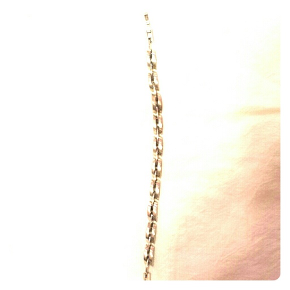 Sterling silver geometric bracelet