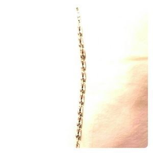 Sterling silver geometric bracelet