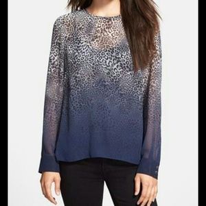 NWT Vince Camuto print blouse w/ inner cami