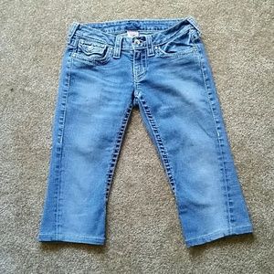 True Religion Capris Denim 26