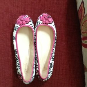 Coach flats. Gently worn.