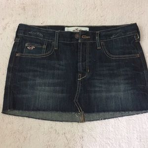 Hollister denim skirt