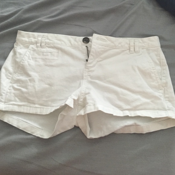 White EXPRESS shorts