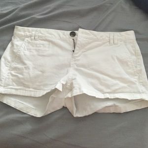 White EXPRESS shorts