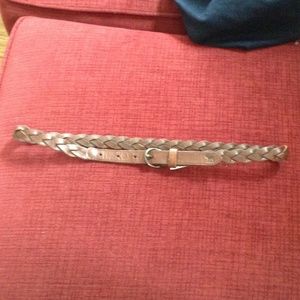 Children's Abercrombie braided belt. Brown.