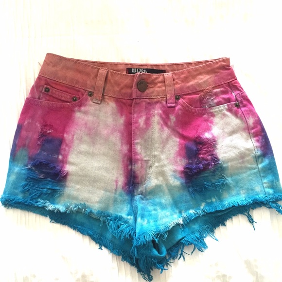 Urban Outfitters Pants - ❌SOLD❌ BDG Tie Dye High Rise Cheeky Shorts