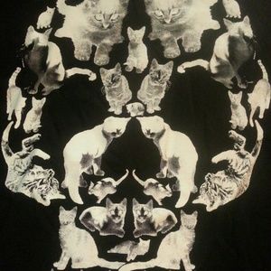 Kitty skull tshirt