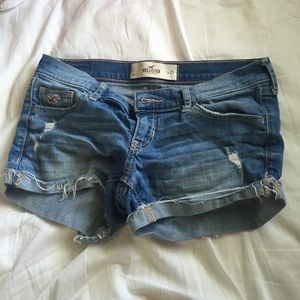 hollister denim shorts