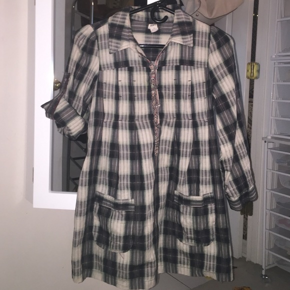 Free People Plaid Shirt