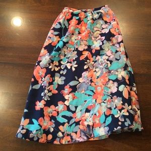 Lauren Conrad floral skirt