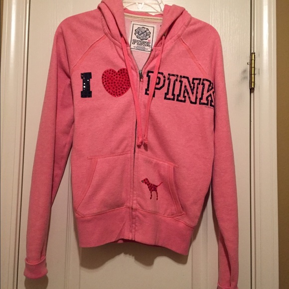 PINK Victoria Secret zip up hoodie