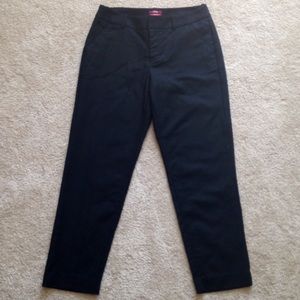Merona Stretch Extensible Black Capri Dress Pants