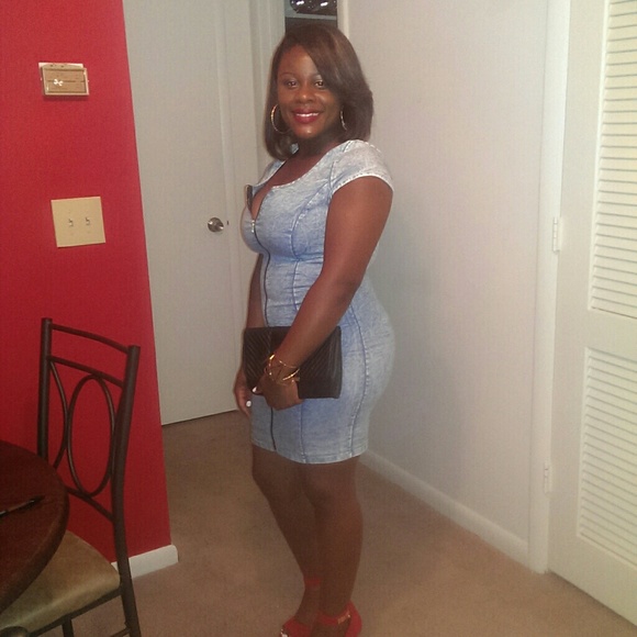 Bodycon Denim Dress  🎉