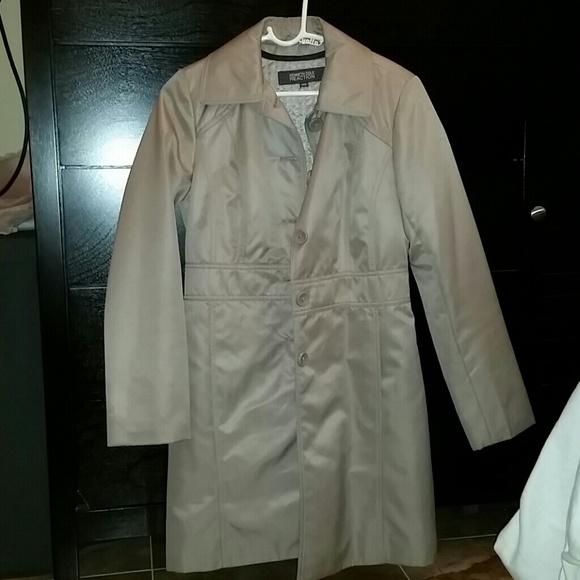 Khaki trench coat