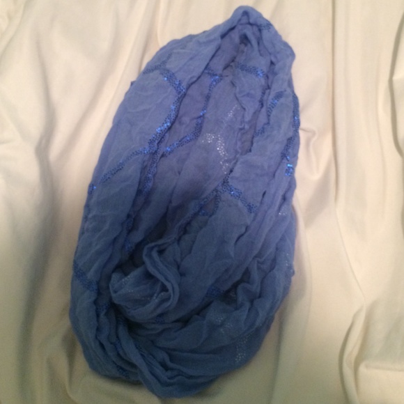 Blue scarf