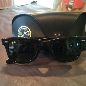 Ray Ban sunglasses. Wayfarer style