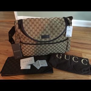SOLD!! Brand new Gucci diaper bag