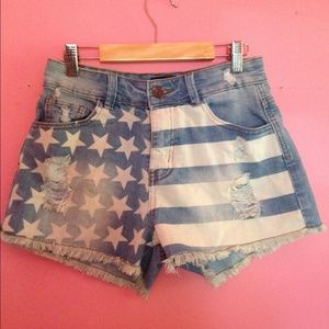 Stars and Stripes high waist shirt