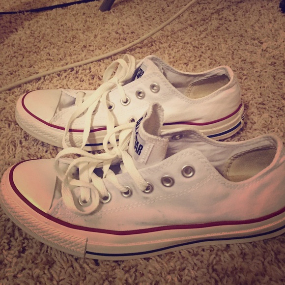 RESERVED White Converse
