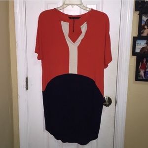 Zara color block dress