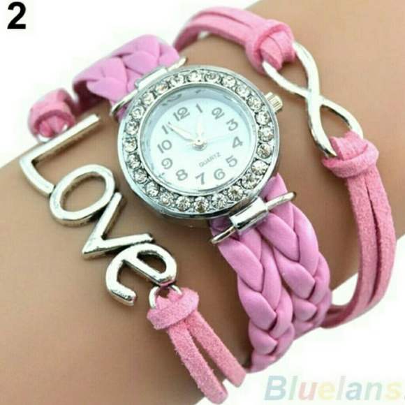Love wrist watch bracelet
