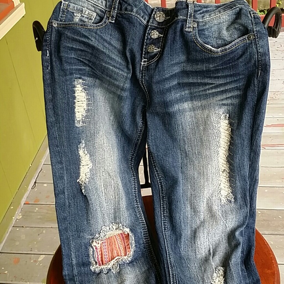 NWT Premiere by Rue 21 Distressed Jeans - Picture 3 of 4