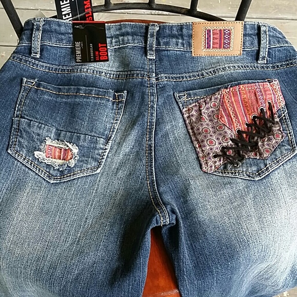 NWT Premiere by Rue 21 Distressed Jeans - Picture 4 of 4