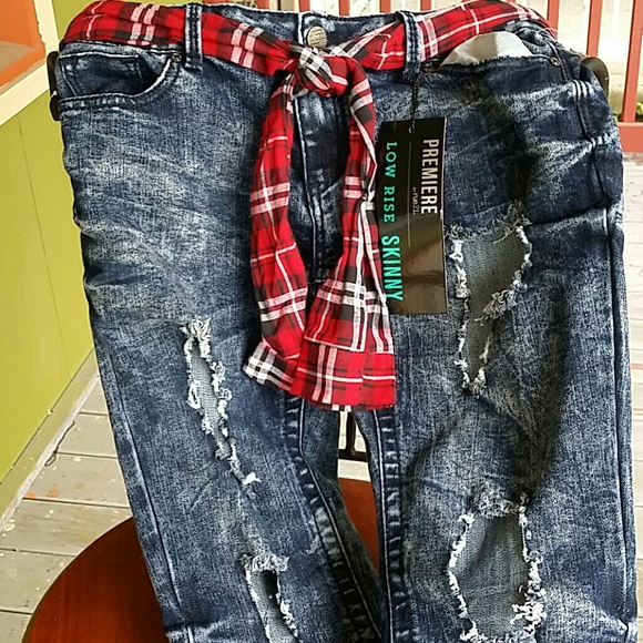 NWT Extreme Distressed Jeans - Picture 2 of 4