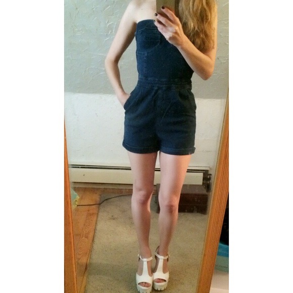Denim Romper 🍭