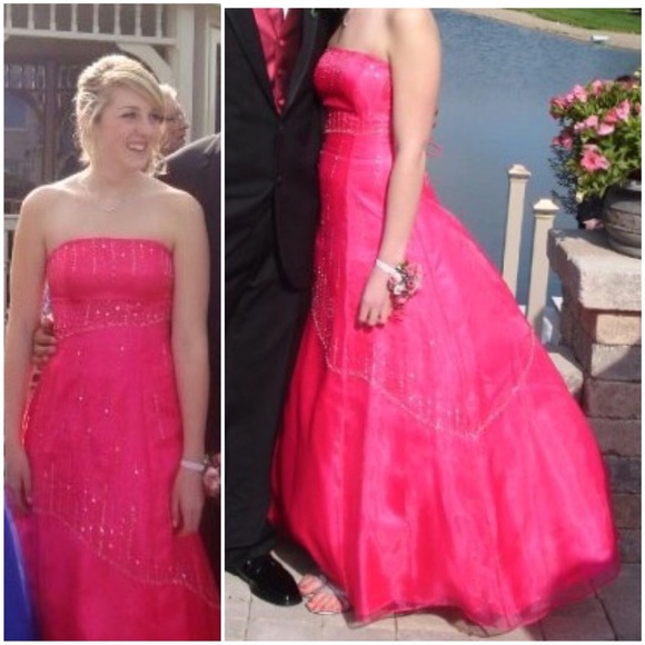 Pink prom/formal dress