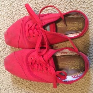 Red Toms Shoes