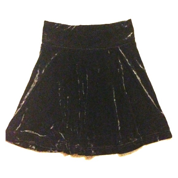 Velvet skater skirt!