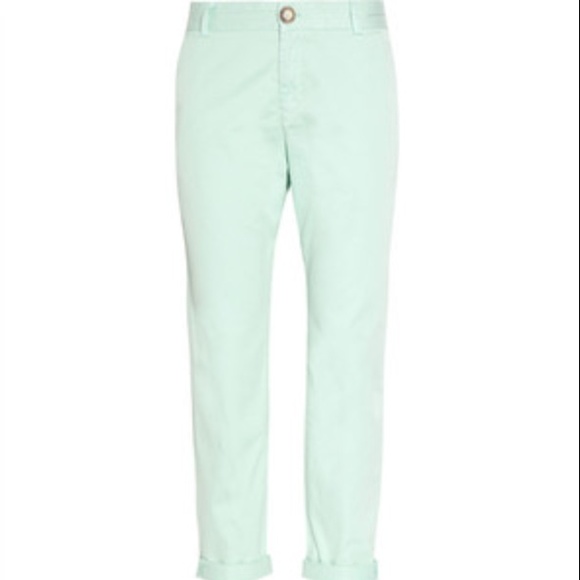 Sz 26 Current Elliott Mint Green Trousers