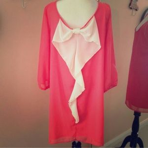 SOLD LOCAL!! Super cute coral dress