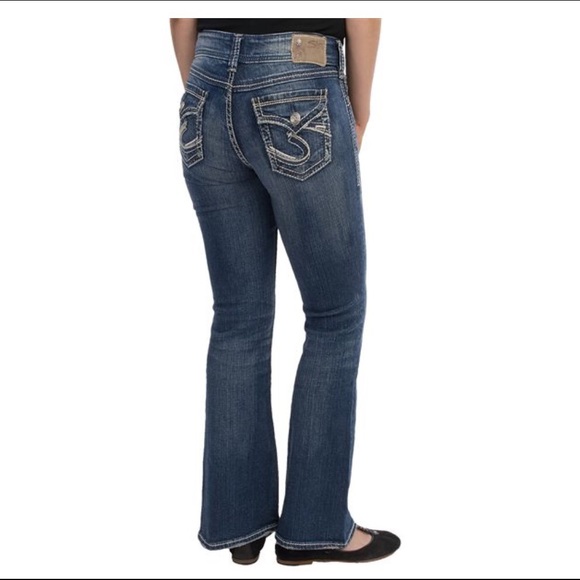 Silver Jeans SUKI Flap Bootcut Petite 2 4 6 8 10