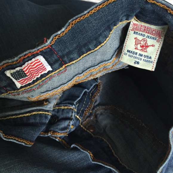 True religion skinny blue jean size w26 L31 - Picture 3 of 4