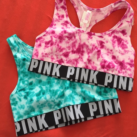 PINK Victoria's Secret Tops - PINK VS- 2 Sports bra bundle
